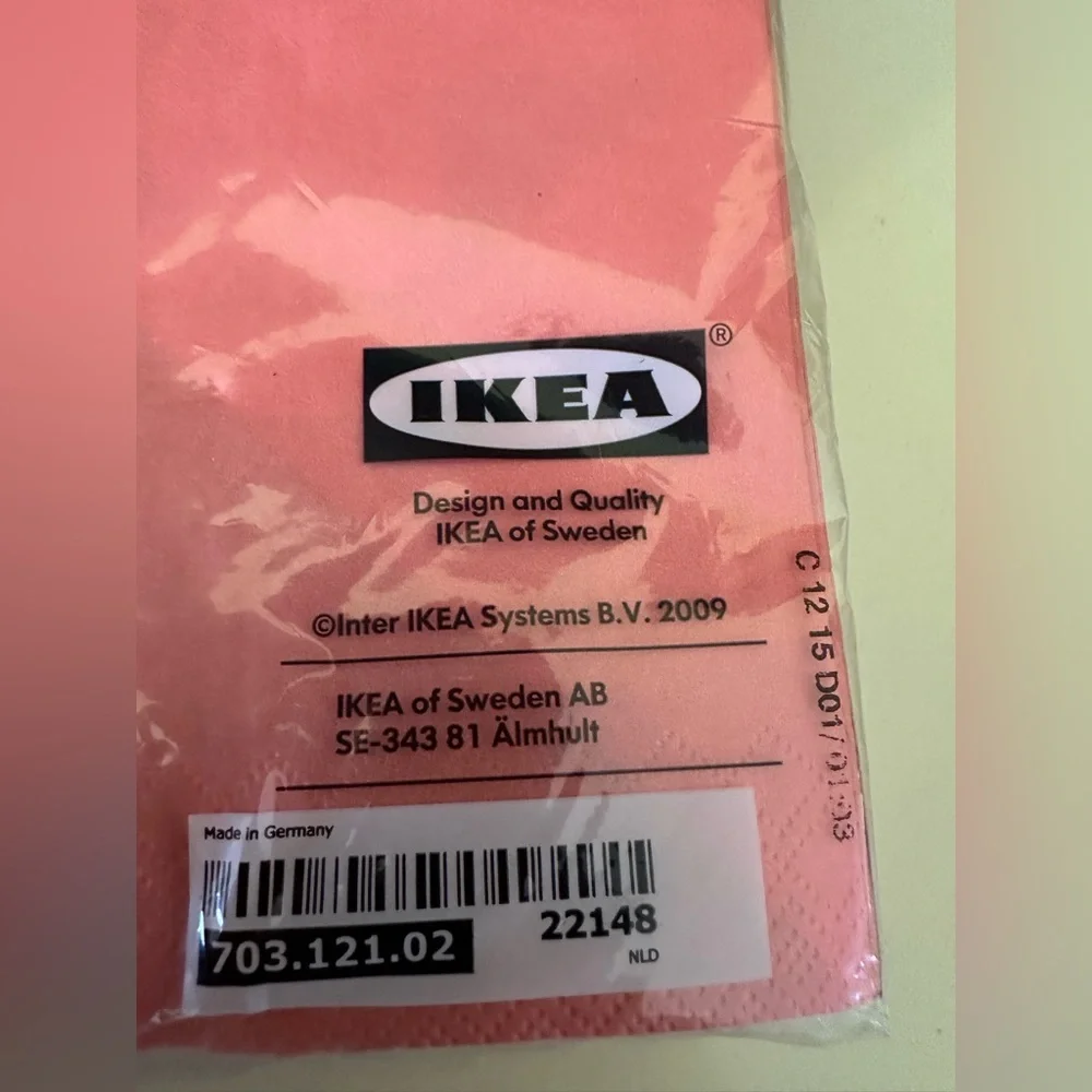 NEW NWT IKEA SITTNING 60 Large Napkins Paper Plane 3 Ply Germany Party RARE